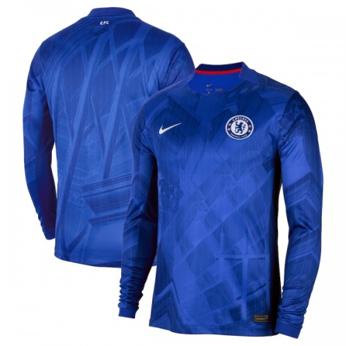 Chelsea Voetbalshirt Thuis 2025-26 Lange Mouw Chelsea Voetbalshirt Thuis 2025-26 Lange Mouw